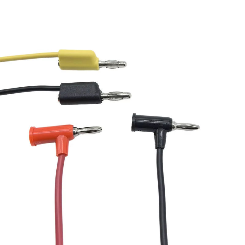 ผู้ผลิตสายเคเบิลทางการแพทย์ เกรด Banana Plug ถึง ขั้วต่อตัวเมีย | ผู้ผลิตสายเคเบิลทางการแพทย์ OD4.0/OD5.0 สำหรับเครื่องติดตามผู้ป่วย หรืออุปกรณ์วินิจฉัย