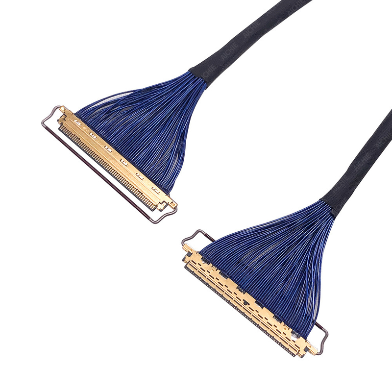 ผูก Lvds Coaxial Ultra-Fine สําหรับจอ LED พร้อมล็อคเคลือบเงิน ผู้ผลิตผูกสายเชื่อถือ