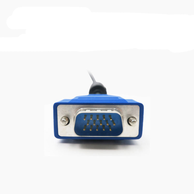 ผู้ผลิตสายไฟฟ้า ส่งสายไฟฟ้าที่กําหนดเอง VGA HD Cable Assembly สําหรับคอมพิวเตอร์โต๊ะ โฮสต์ มอนิเตอร์และการเชื่อมต่อโปรเจคเตอร์