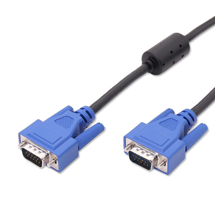 ผู้ผลิตสายไฟฟ้า ส่งสายไฟฟ้าที่กําหนดเอง VGA HD Cable Assembly สําหรับคอมพิวเตอร์โต๊ะ โฮสต์ มอนิเตอร์และการเชื่อมต่อโปรเจคเตอร์