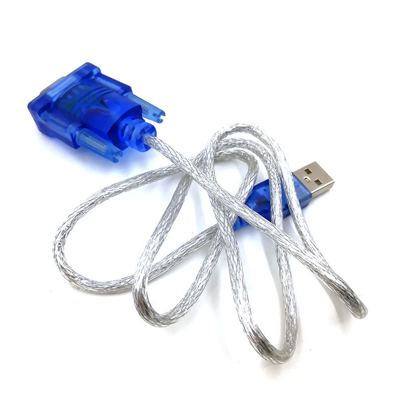 เครื่องแปลง USB เป็น RS232 DB9 พร้อมชิปเซ็ต CH340 การออกแบบเคเบิลที่เหมาะสมสําหรับอุปกรณ์อุตสาหกรรมและการเชื่อมต่อสายพานลําดับ