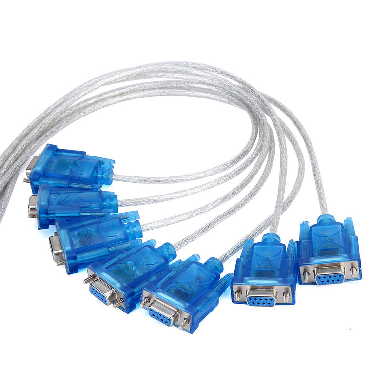 อุตสาหกรรมเกรด CH340 USB ไปยัง RS232 DB9 Adapter รับประกันเชื่อมต่อ COM Port ที่น่าเชื่อถือ