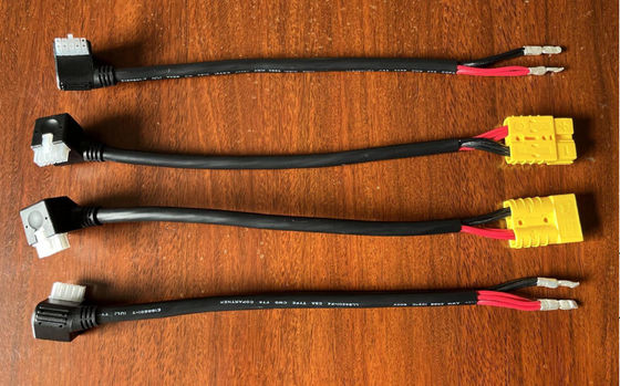 ชุดสายไฟแบตเตอรี่ 600V 50 แอมป์ 8AWG สายแบตเตอรี่รถยก