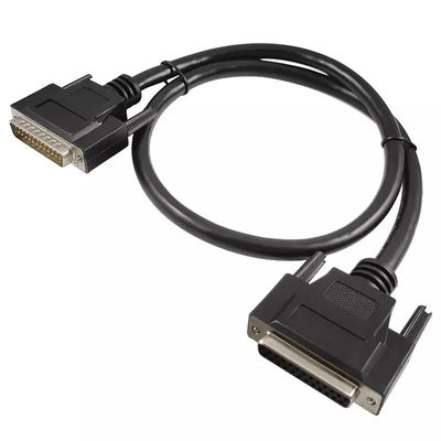 ขั้วต่อ D-Sub 25 ขา Db25 ถึง Db25 สายสื่อสารแบบขนานชายกับหญิง