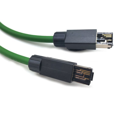 สายเคเบิลเครือข่ายอุตสาหกรรม servo EtherCAT bus ความยืดหยุ่นสูง double shielding drag chain สายเคเบิลหุ่นยนต์อุตสาหกรรม PLC