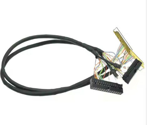 สายไฟ LVDS มิโครโคเอ็กซ์ 50 ปิน สําหรับจอ LCD ขนาด 7 นิ้ว