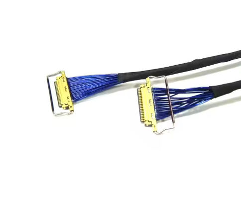 ปรับแต่ง I-pex 20525-220E-02 20pin Coaxial Micro LVDS Cable Assembly สําหรับ CSI 100% ทดสอบ