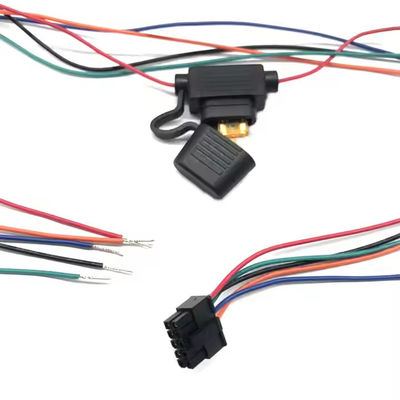 รถยนต์ยาวนาน สายไฟรถยนต์ที่กําหนดเองด้วย UL 1007 22awg สายไฟชนิดและ 20awg สีสายไฟ