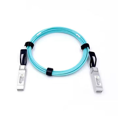การประกอบเคเบิล ติดต่อตรง 3M QSFP+ QSFP+ เครื่องรับสัญญาณเคเบิล 40G QSFP+ Twinax DAC Cable MPO Connector สําหรับ 5G POE Fiber WiFi 3G