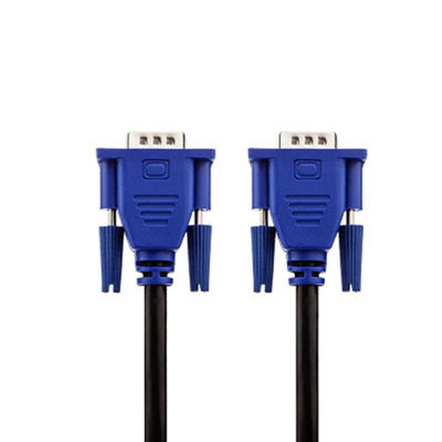 สายรัด VGA ที่เชื่อถือได้สำหรับการติดตั้งจอแสดงผลคอมพิวเตอร์และโปรเจคเตอร์ เหมาะสำหรับใช้ในสำนักงานหรืออุตสาหกรรม ชุดสายเคเบิล