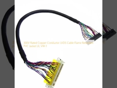 300 วอ ล ตราด ทองแดง LVDS Cable Flame Retardant PVC Jacket UL VW-1