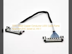 300 วอ ล ตราด ทองแดง LVDS Cable Flame Retardant PVC Jacket UL VW-1