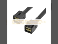 QSFP-40G 100G 200G 400G QSFP+ QSFP28 QSFP56 QSFP-DDการออกแบบเคเบิลตามความต้องการ 1m 2m 3m 5m 10m 20m 50m OM2 OM3 OM4 AOC เคเบิลออปติกอลที่ใช้เอง