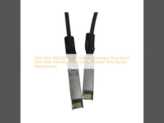 QSFP-40G-SR4 QSFP-100G-SR4 ตัวรับส่งสัญญาณไฟเบอร์ออปติกอินเทอร์เฟซ MPO ระยะใกล้ และผู้จำหน่ายสายรัด ผู้ผลิตสายรัด